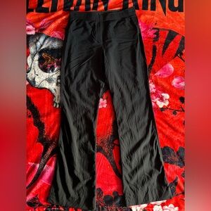 DKNY black flare slacks
